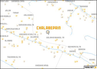 map of Chālāb-e Pā\
