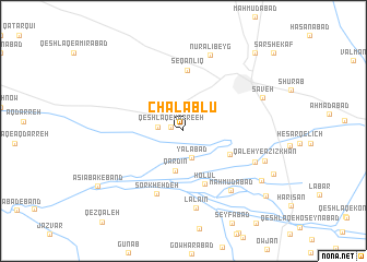 map of Chalablū