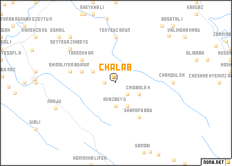 map of Chāl Āb