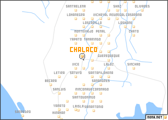 map of Chalaco