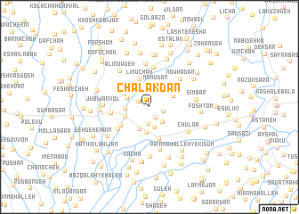 map of Chalakdān