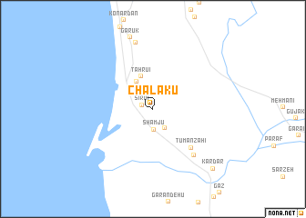 map of Chālākū