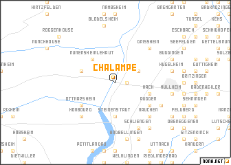 map of Chalampé