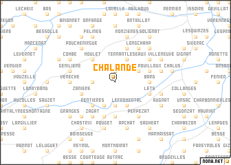 map of Chalande