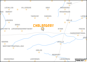 map of Chalandray