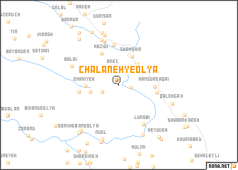 map of Chalāneh-ye ‘Olyā