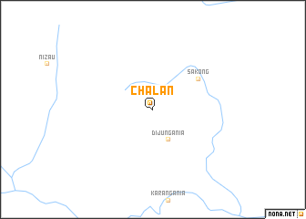 map of Chalān