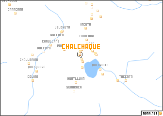 map of Chalchaque