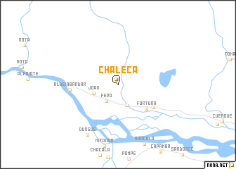 map of Chaléca