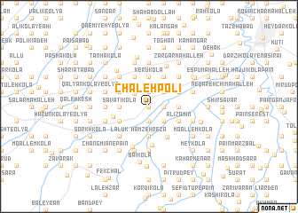 map of Chāleh Polī