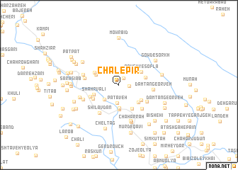 map of Chāl-e Pīr