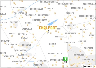 map of Chalfont