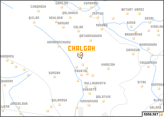 map of Chālgah