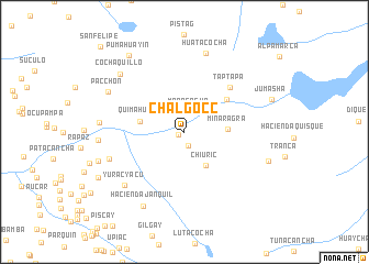 map of Chalgocc