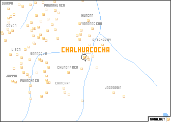 map of Chalhuacocha