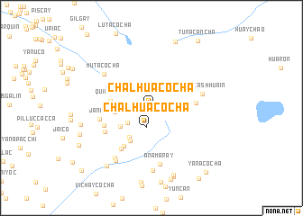 map of Chalhuacocha