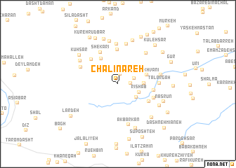 map of Chālī Nareh