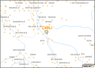 map of Chālī