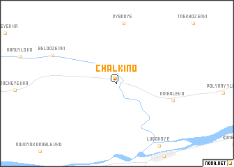 map of Chalkino