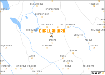 map of Challahuira