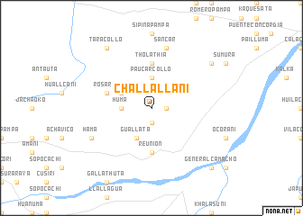 map of Challallani