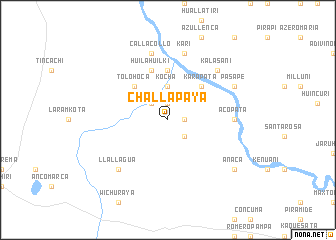 map of Challapaya