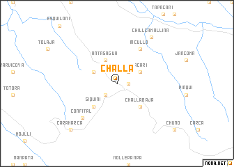 map of Challa