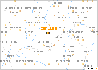 map of Challes