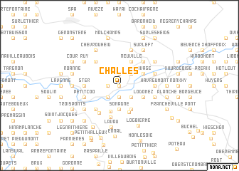 map of Challes