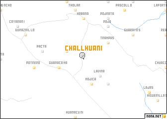 map of Challhuani