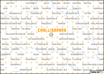 map of Challisāpāra