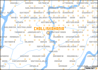 map of Challis Kahania