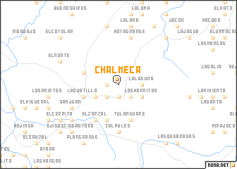 map of Chalmeca