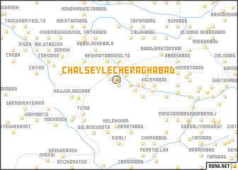 map of Chāl Seyl-e Cherāghābād