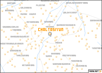 map of Chāltāsīyūn