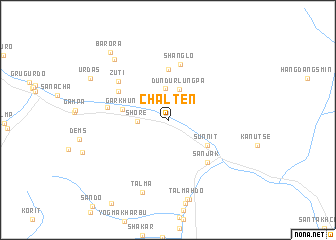 map of Chalten