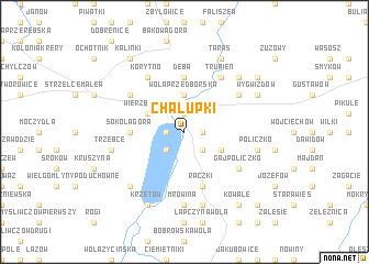 map of Chałupki