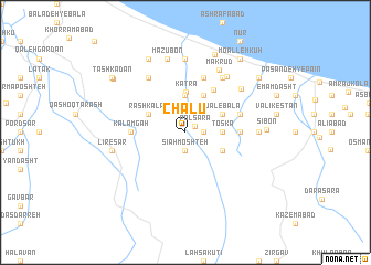 map of Chālū