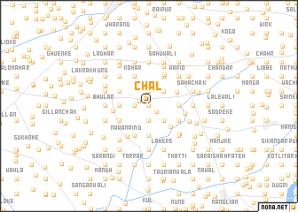 map of Chāl