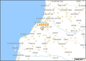 map of Chamaa