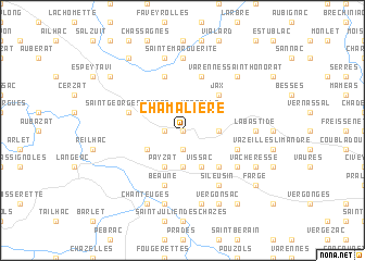 map of Chamalière