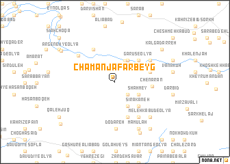 map of Chaman Ja‘far Beyg