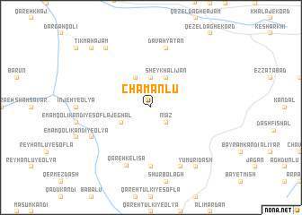 map of Chamanlū