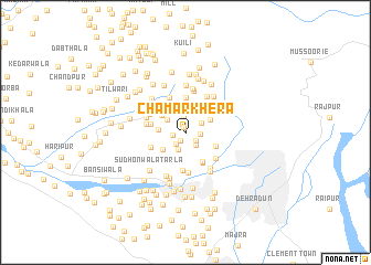 map of Chamārkhera