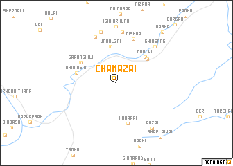 map of Chamāzai