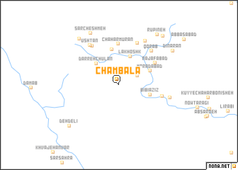 map of Cham Balā