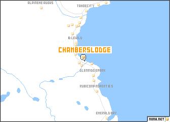 map of Chambers Lodge