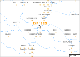 map of Chambezi