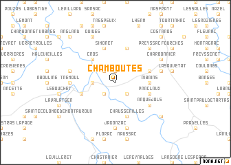 map of Chamboutes