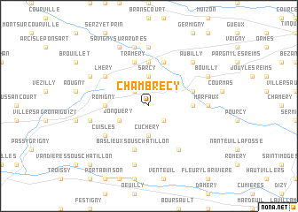 map of Chambrecy